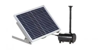 bomba solar para fuente y estanque